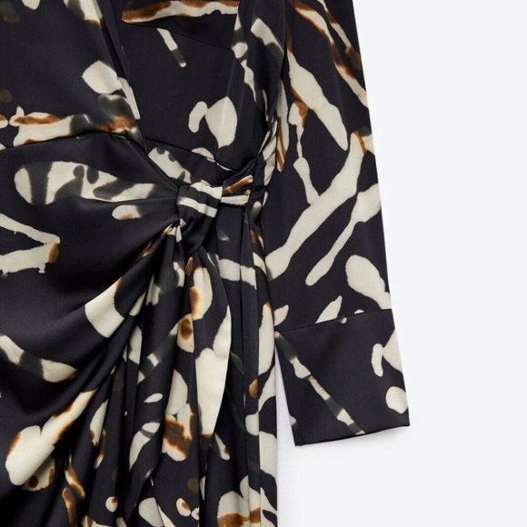 ZARA WRAP SHIRT DRESS - Picture 3 of 7